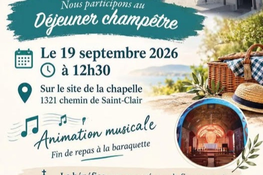SETE: Grand repas champêtre solidaire du Rotary au Mont Saint-Clair !