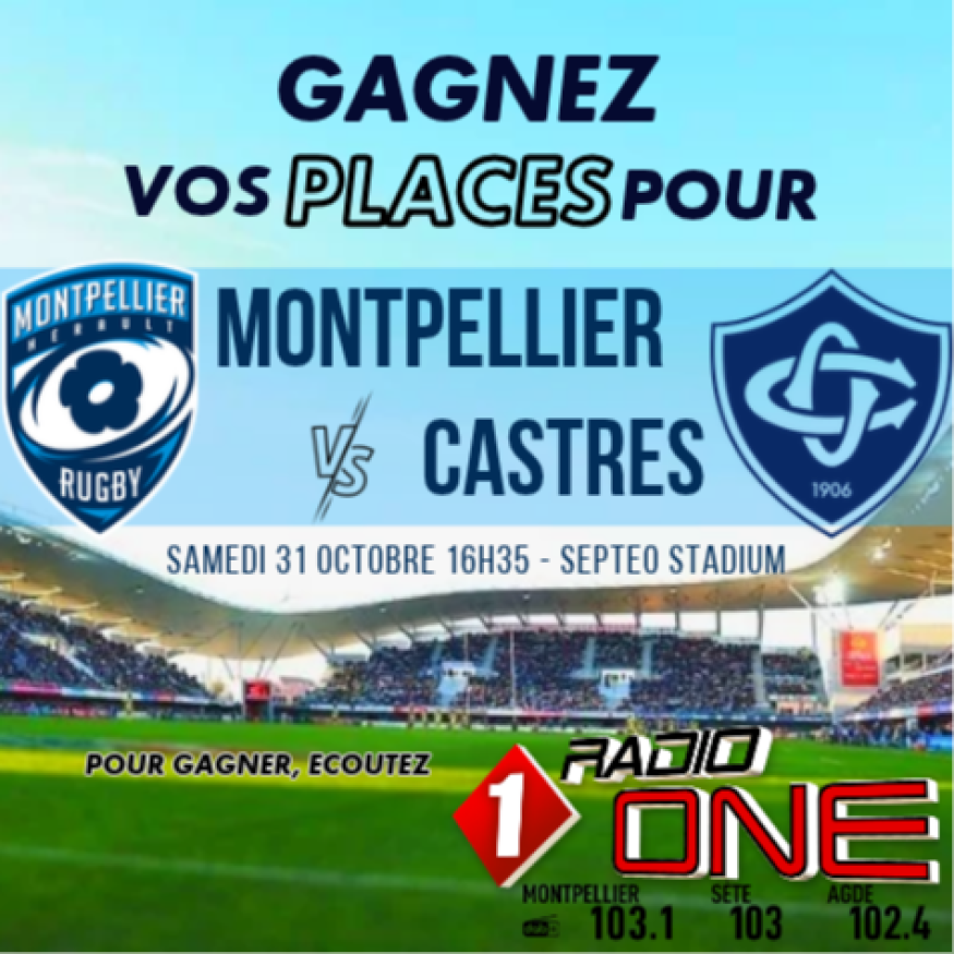 Vos places MHR / Castres!