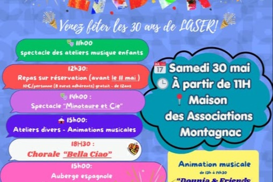 MONTAGNAC Journée festive et gratuite