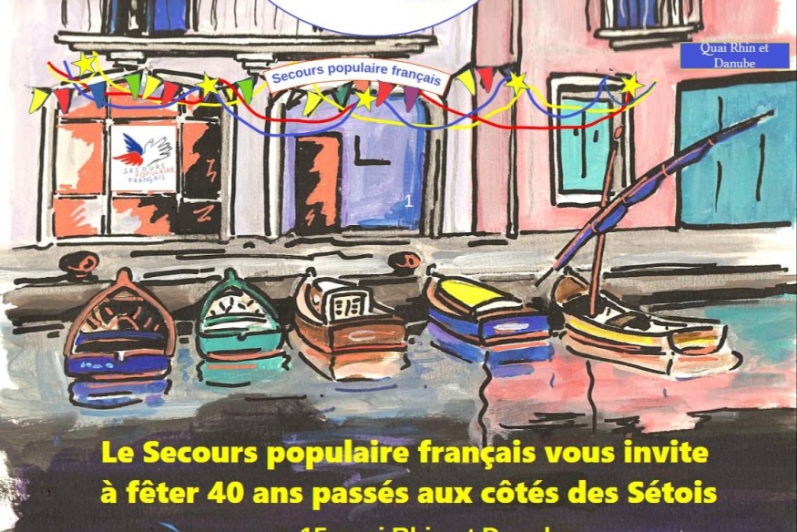 SETE Les 40 ans du Secours Populaire