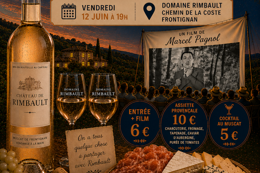 FRONTIGNAN Ciné Muscat Etoiles au Mas Rimbault
