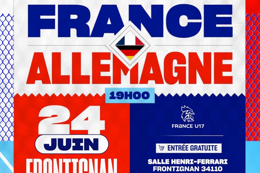 FRONTIGNAN Hand match gratuit France / Allemagne