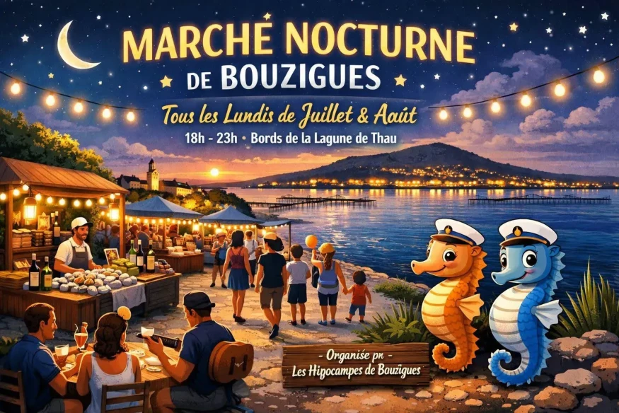 BOUZIGUES Marchés "Sous la Lune"