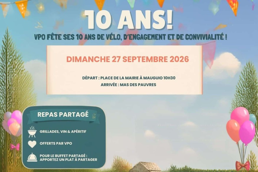 MAUGUIO Vélo Pays de l’Or fête ses 10 ans!