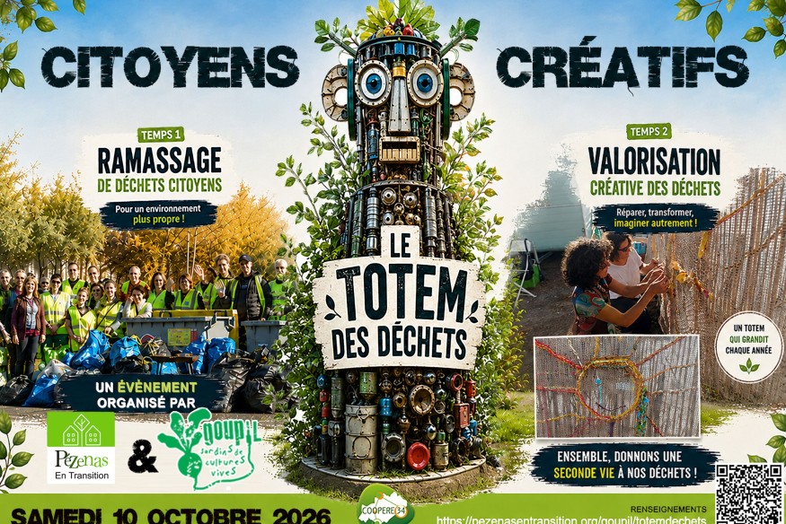PEZENAS Journée « Citoyens créatifs » : Agir ensemble pour notre environnement!