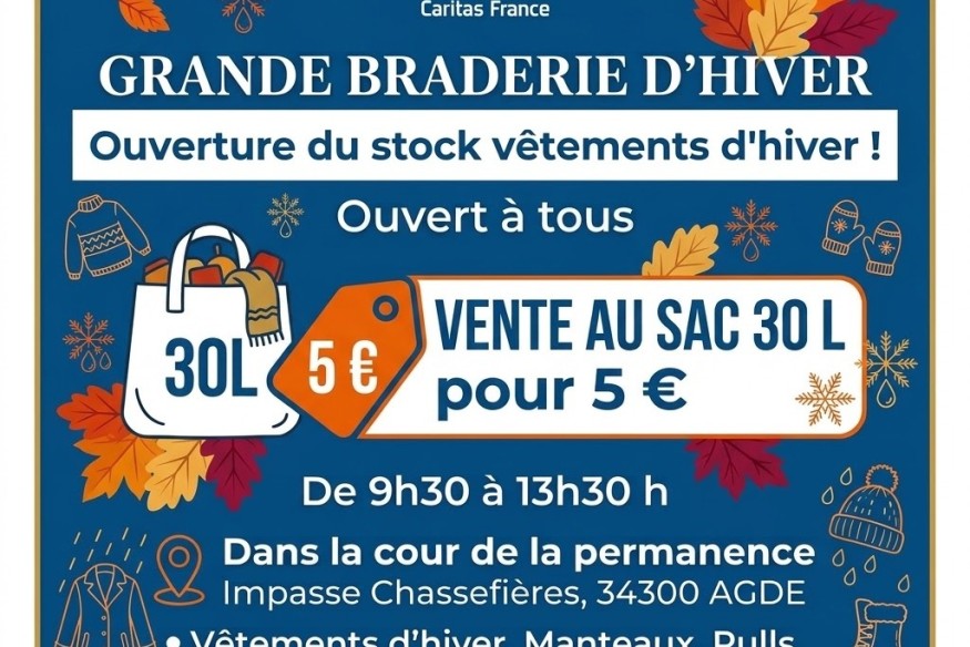 AGDE Grande Braderie Solidaire